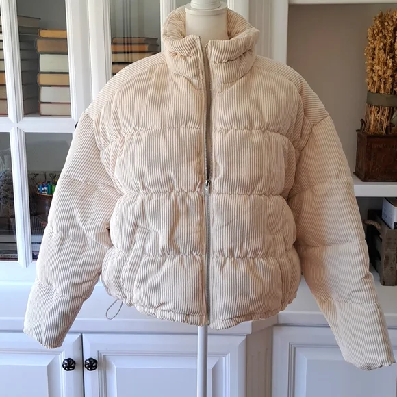 Hollister CORDUROY PUFFER JACKET - Picture 2 of 6
